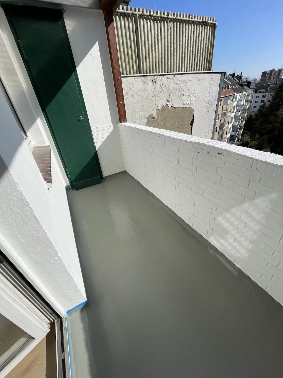 Sanierter Balkon