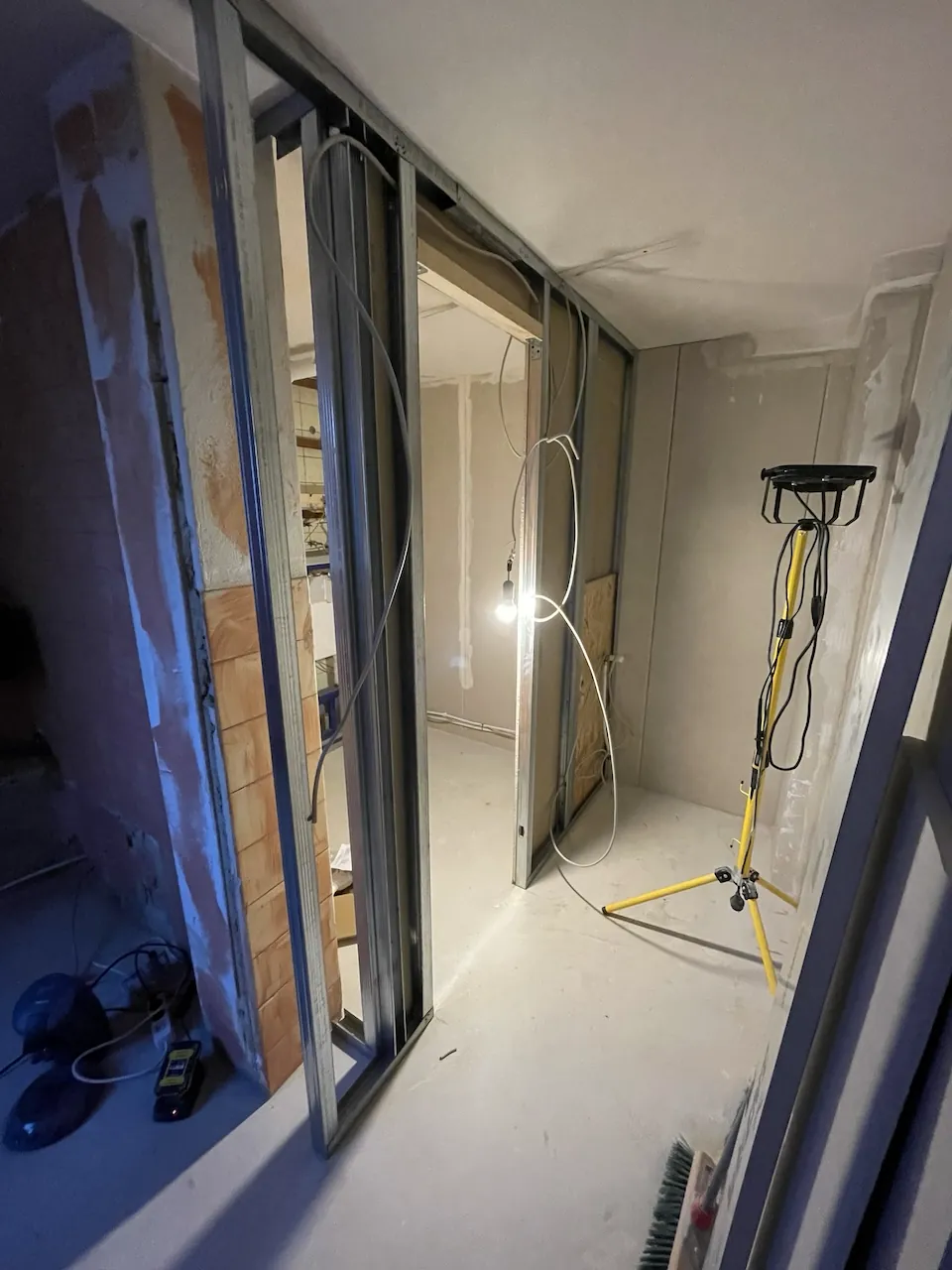 Eine neue Zwischenwand aus Trockenbau